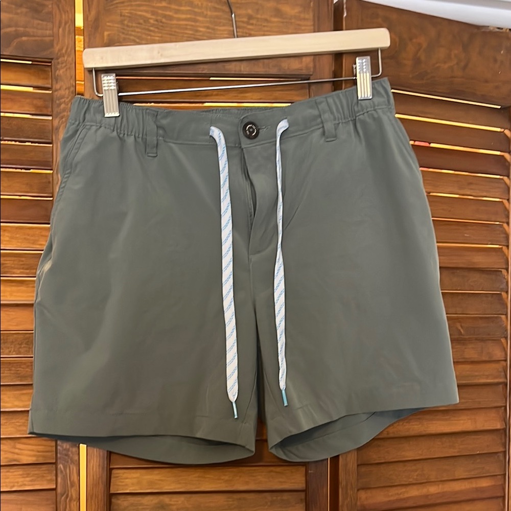 Green Drawstring Shorts